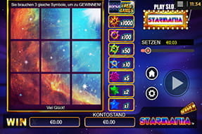 Hier sehen Sie die Rubbellos Variante des beliebten Spiels Starmania.