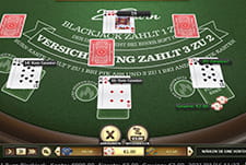 Das Kartenspiel 21 Burn Blackjack von Betsoft im Winny Casino.