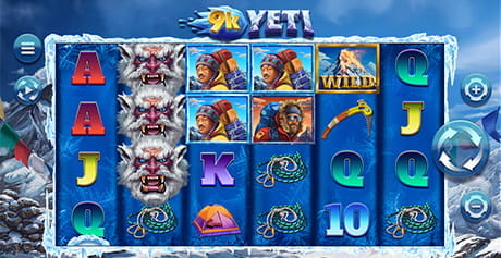 Spielablauf des Slots 9k Yeti von 4ThePlayer.