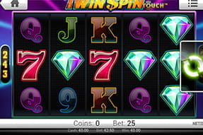 Einer der beliebtesten Spielautomaten der 888App ist Twin Spin