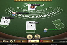 Das Kartenspiel American Blackjack von Betsoft im Lady Linda Slots.