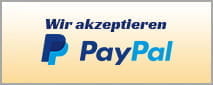 Bezahlen sie sicher und bequem mit Paypal ein