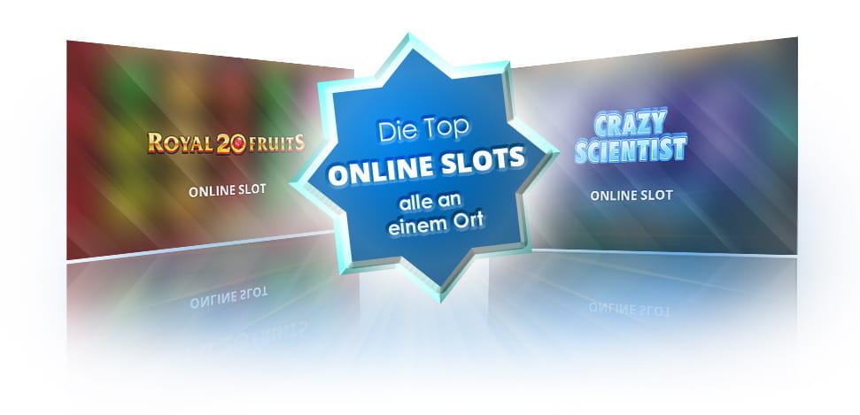 Die Slot Logos der NetGame Spielautomaten Royal Fruits 20 sowie des Titels Frosty Fruits