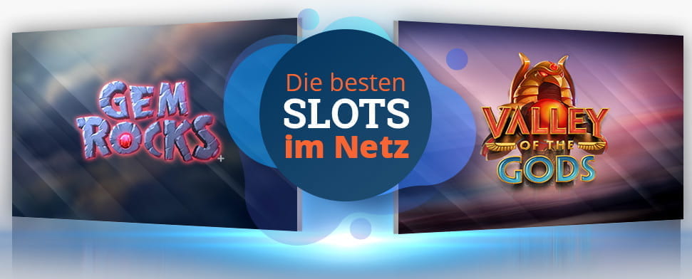 Die Logos der beiden Yggdrasil Slots Gem Rocks und Valley of the Gods.