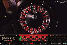 Das Bild zeigt das Spiel Immersive Roulette.
