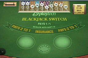 Blackjack Switch auf Mobilgeräten