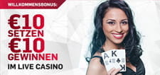 Spezieller Bonus für die Betfair Live Casino Spiele