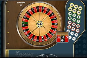 Europäisches Roulette auf Smartphone und Tablet
