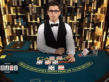 Casino Hold'em Tisch bei Betway