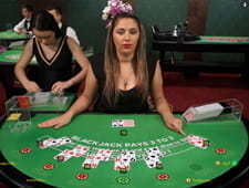 Die Erscheinung des Blackjacks im großen Bild.