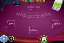 Die Blackjack Variante Blackjack Turbo im Lottoland Casino.