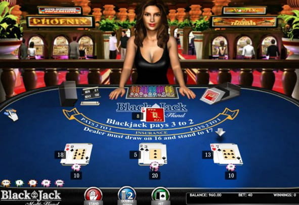 Das Blackjack Multihand 3D Spiel kostenlos ausprobieren.