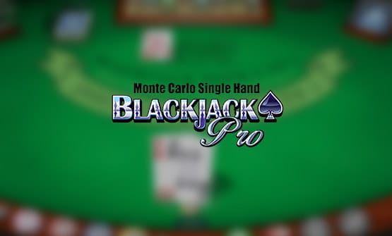 Blackjack Pro Monte Carlo Single Hand von NextGen