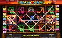 Maximale Gewinnlinien bei Book of Ra