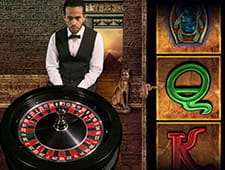 Im CherryCasino die Kombination aus Book of Ra Spielautomat und Roulette spielen