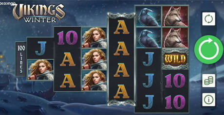 Ablauf des Slots Vikings Winter von Booongo.