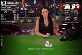 NetEnts Common Draw Blackjack in der speziellen VIP Variante bei Casino Room