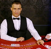 Croupier Andy beim Live Blackjack von Extreme Live Gaming im CherryCasino