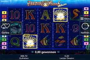 Dolphin's Pearl in der Deluxe Version - Gewinn mit 2 Muscheln