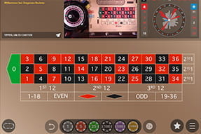 Das Dragonara Roulette von Evolution Gaming in der mobilen Ansicht