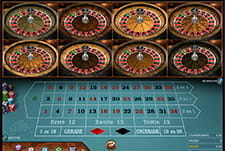 8 Kessel, 8 Kugeln - das Multiwheel Roulette