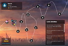 Die Aktivitätskarte vom Casino Room wird detaillierte je mehr Punkte man sammelt