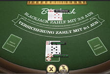 Das Kartenspiel European Blackjack von Betsoft.