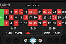 Die Variante European Roulette Darkmode im Lottoland Casino. 