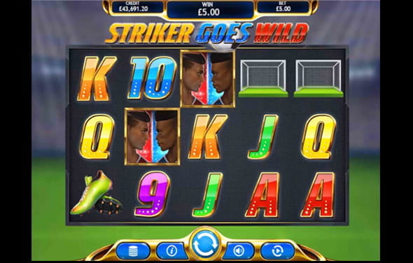 Der Eyecon Video Slot Striker goes Wild.
