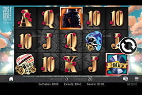 Guns N' Roses Spielautomat in der Web-App von Karamba.