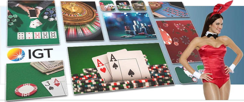Auf dem Bild sind einige der beliebtesten IGT Online Casino Tischspiele dargestellt.
