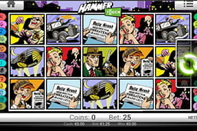 Der Spielautomat Jack Hammer in der mobilen Variante auf dem iPad