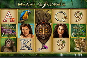 Das neue Automatenspiel Heart of the Jungle auf Android Geräten