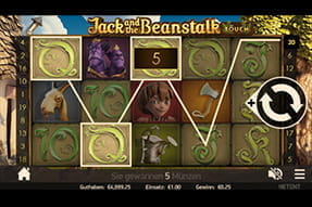 Der überaus beliebte Slot Jack and the Beanstalk ist auch mobil verfügbar.