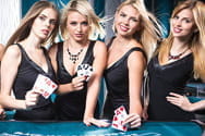 Beispielbild eines Live Dealers in einem Online Casinos