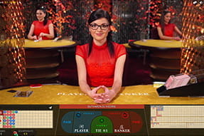 Live Baccarat Squeeze bei Royal Panda