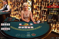 Caribbean Stud kann man auf Wunsch bei LeoVegas auch live mit Jackpot spielen