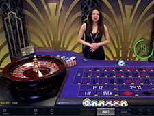 Das normale Lucky Stream Live Roulette bei Codeta als kleine Vorschau