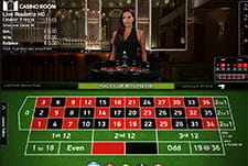 Das normale Roulette im Live Bereich von NetEnt als kleine Vorschau