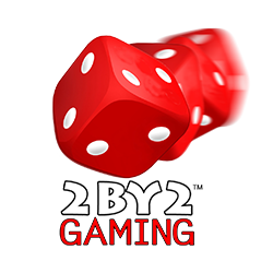 Das Logo des Online Spielautomatenherstellers 2by2 Gaming.