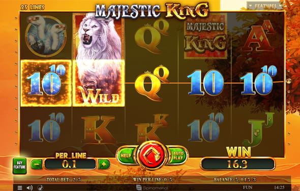 Jetzt Majestic King spielen