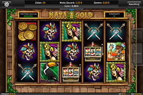 Maya Gold ein beliebter Spielautomat in der App.