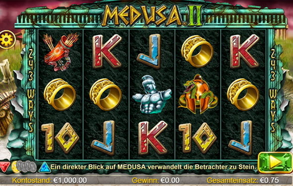Der Medusa 2 Slot von NextGen mit einem RTP von 97,07%.