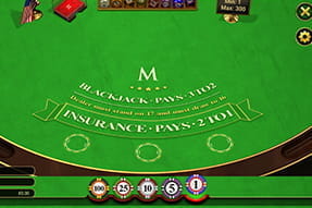 Klassisches Blackjack in der MegaCasino App