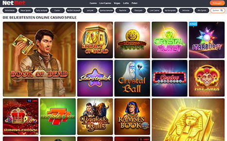 Das NetBet Casino mit Spielen von Lightning Box.
