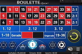 Roulette in der NetBet App