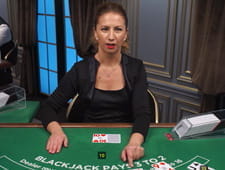 Kleines Vorschaubild des europäischen Blackjacks von Evolution Gamung