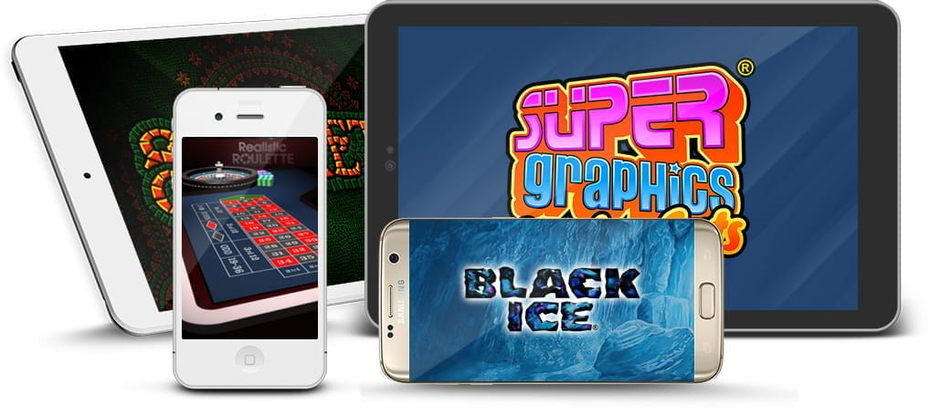Eine Auswahl Realistic Games Spielautomaten für Smartphones und Tablets.