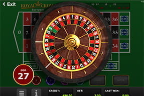 Roulette kann man an einem Tisch gegen die Software spielen.