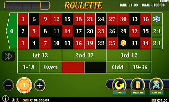 Das Casino Spiel Roulette Crystal vom Hersteller Pragmatic Play